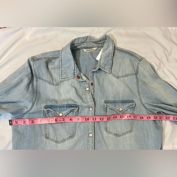 MNG Mango Jeans Denim Jacket/Top - Picture 7 of 8